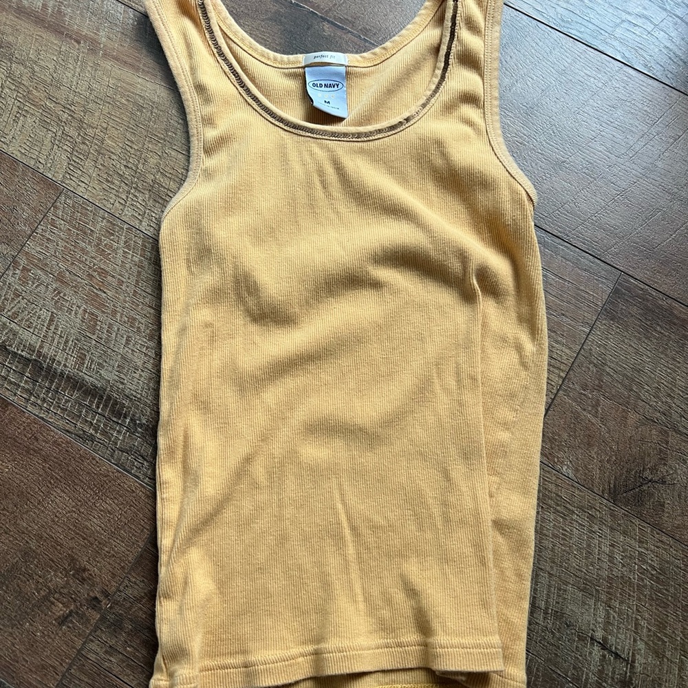 Old Navy Yellow Tank Top